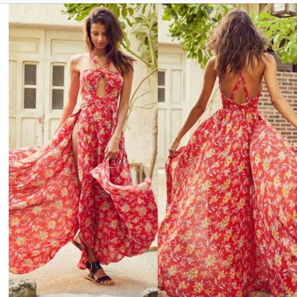Urban outfitters Kimchi blue maxi dress